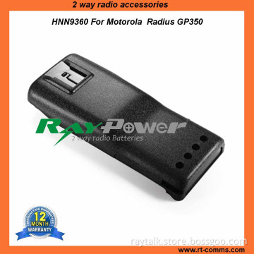 Two Way Radio Battery Hnn9360 with Belt Clip Replacement for Motorola Radius Gp350